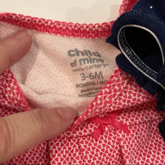 3pc lot Baby Onesies Feeling Magical floral outfit 3-6m - Picture 3 of 6